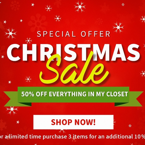 Christmas sale - Entire closet reduced by 50% - Picture 1 of 1